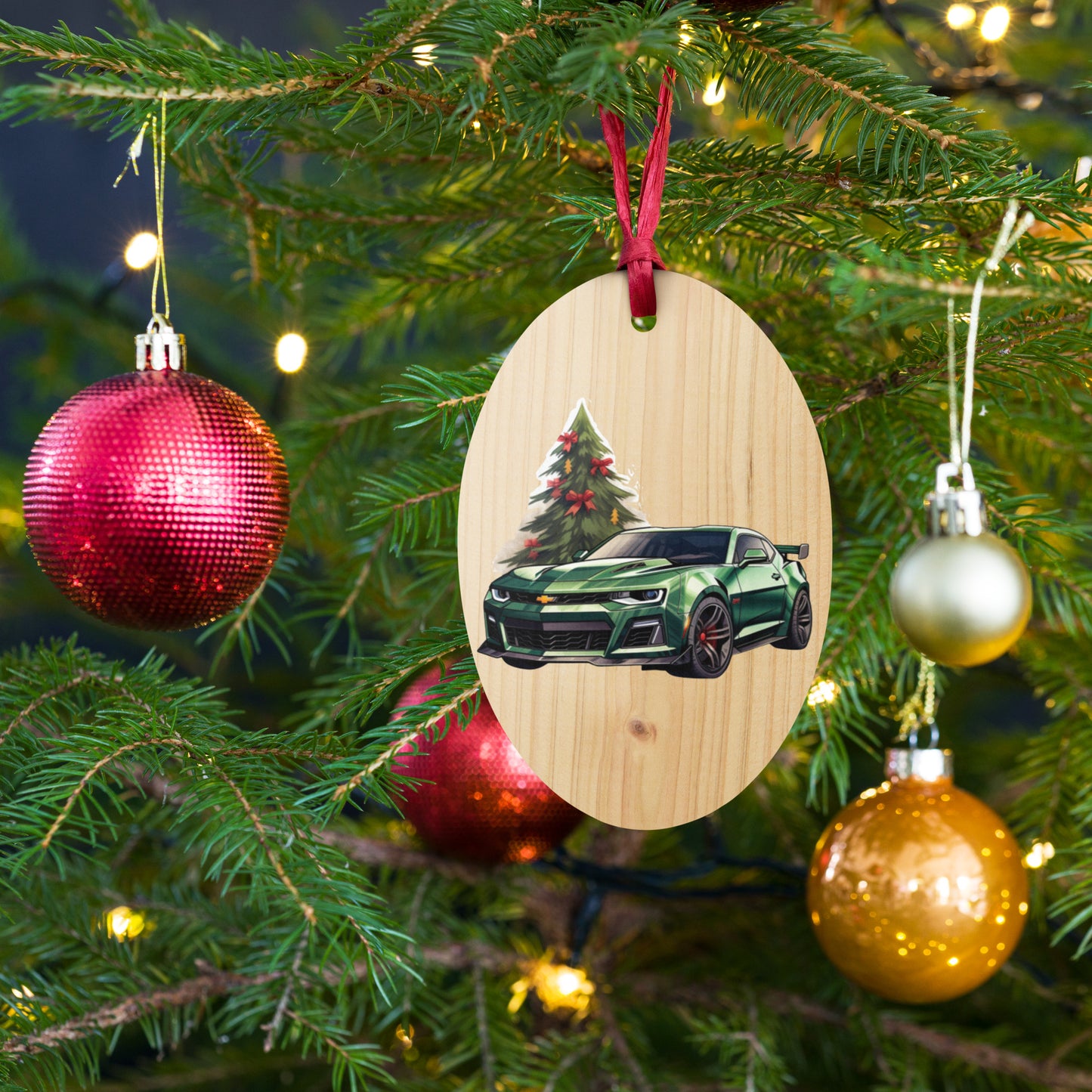 Camaro Wooden ornaments